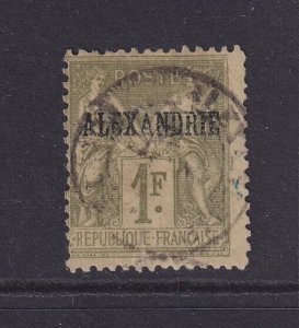 Alexandria (French Offices in Egypt), Scott 13 (Yvert 16), used