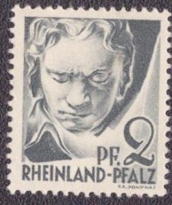 Germany -French Occupation Rheinland-Pfalz 1947 -  6N1 MNG