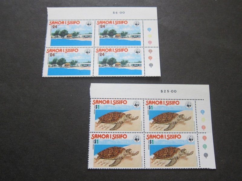 Samoa 1978 Sc 470-1 set BLK(4) MNH