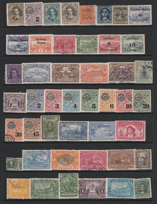 Costa Rica a small collection of earlies