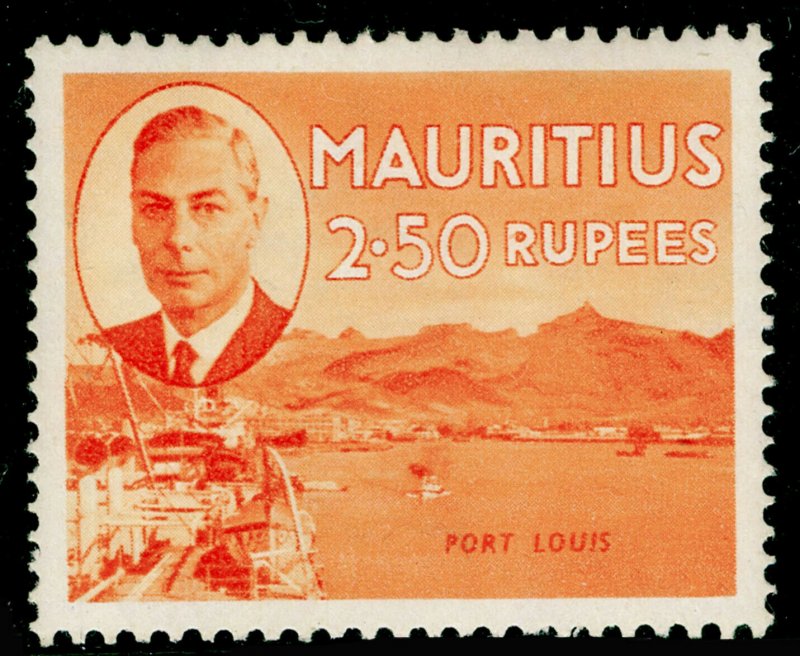 MAURITIUS SG288, 2r.50 orange, VLH MINT. Cat £22.