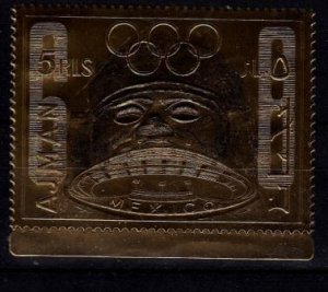 Ajman Mi.324 MNH Olympic-68  gold