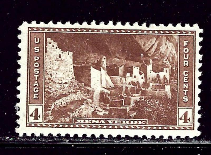 U.S. 743 MNH 1934 Mesa Verde