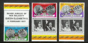 ST VINCENT GRENADINES Sc#116-118 Specimen Set