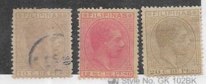 Philippines #85-87    (U-MH) CV$975