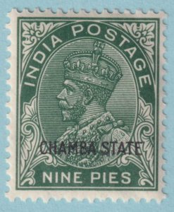 INDIA - CHAMBA STATE 61  MINT NEVER HINGED OG ** NO FAULTS VERY FINE! - GRP