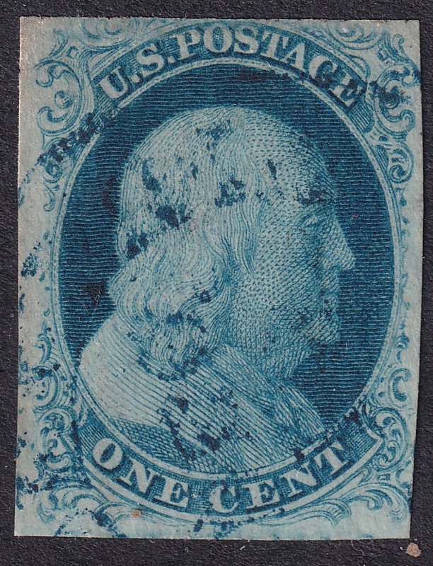 #7 Used, VF, Light cancel (CV $140 - ID49465) - Joseph Luft