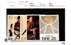 Ireland, Postage Stamp, #484-488 Mint NH, 1980 Music (AB)