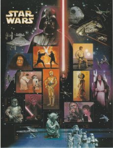 U.S.  Scott# 4143 2007 Star Wars Issue MNH S/S