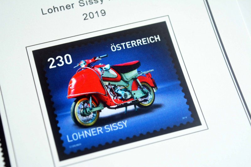 COLOR PRINTED AUSTRIA 2011-2020 STAMP ALBUM PAGES (101 illustrated pages)