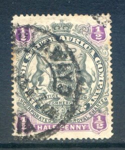 Rhodesia 1/2d Grey Black & Purple SG66 Used