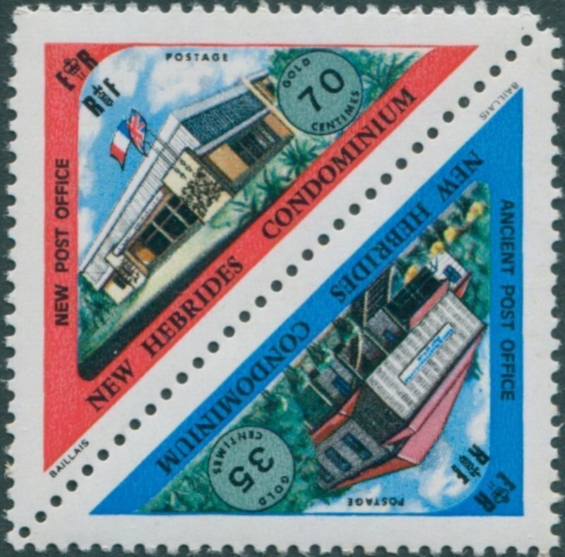 New Hebrides 1974 SG190-191 New Post Office Vila set MNH