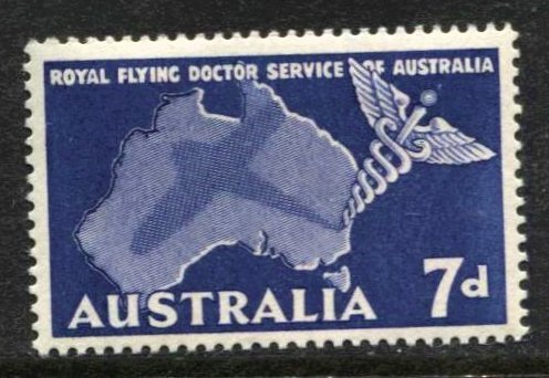 STAMP STATION PERTH - Australia #305 Royal Flying Doctors Service - MVLH