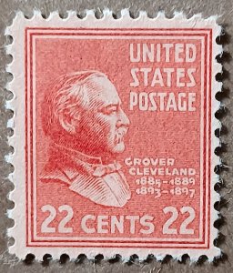 United States #827 22c Grover Cleveland MNG (1938)