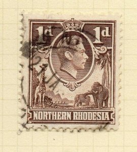 Northern Rhodesia 1938 Early Issue Fine Used 1d. NW-167029