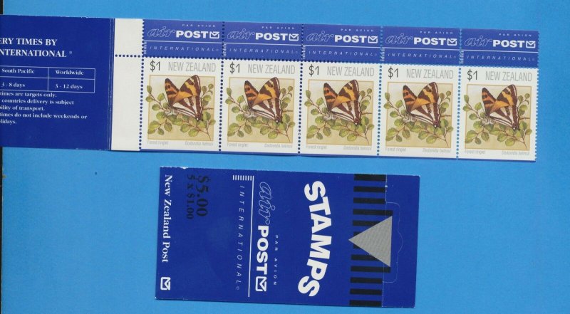 NEW ZEALAND - scott 1075b - VFMNH booklet - Forest Ringlet Butterfly -