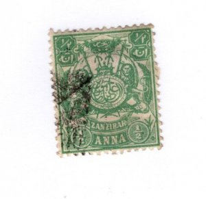 Zanzibar #79 - Used - CAT VALUE $1.00