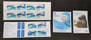 *FREE SHIP Sweden Canada Joint Issue Marine Life 2010 Whale (booklet pair) MNH