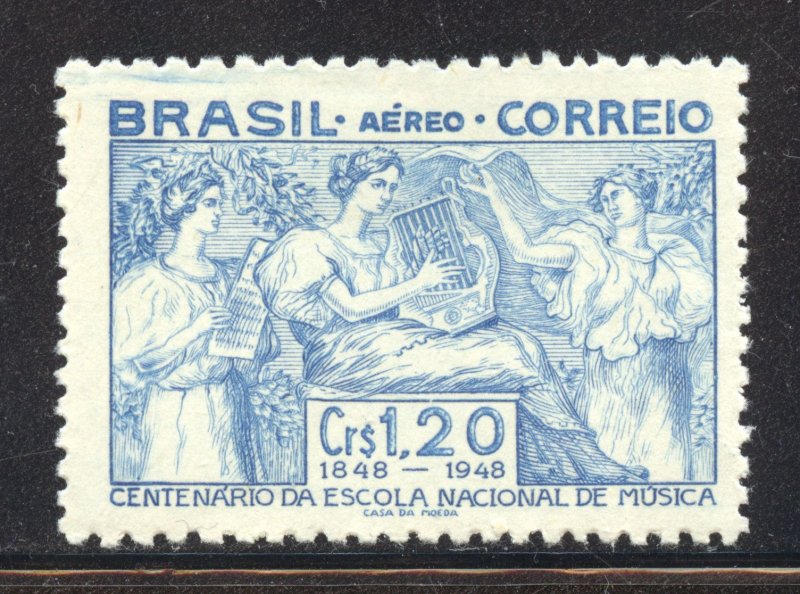 Brazil Scott C70 Unused LHOG - 1948 National School of Music Centennial