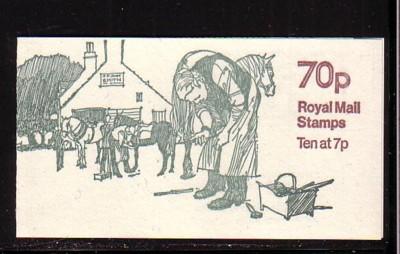 Great Britain Sc BK326 1978 Horse Shoeing 70 p booklet NH