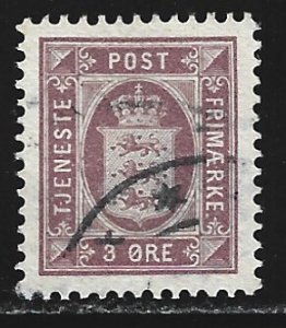Denmark #O12   used