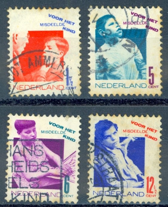 Netherlands Sc# B50-B53 Used 1931 Child Welfare