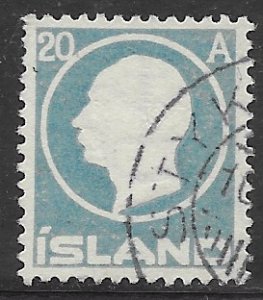 Iceland # 94, Used. CV $ 18.00