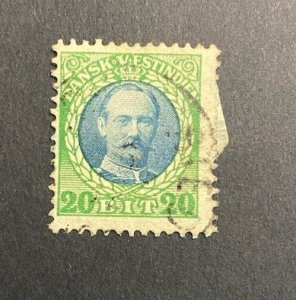 Danish West Indies Scott Number 46 Used