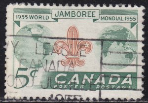 Canada 356 World Jamboree 5¢ 1955