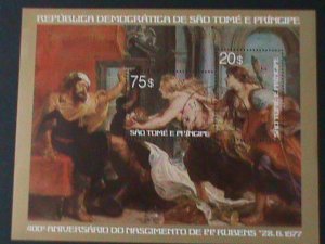 ​ST.THOMAS- FAMOUS NUDE ARTS PAINTING -400TH ANNIV:BIRTH OF RUBENS-CTO-S/S