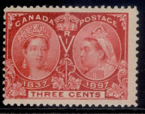 CANADA QV SG126, 3c carmine, M MINT. Cat £13.