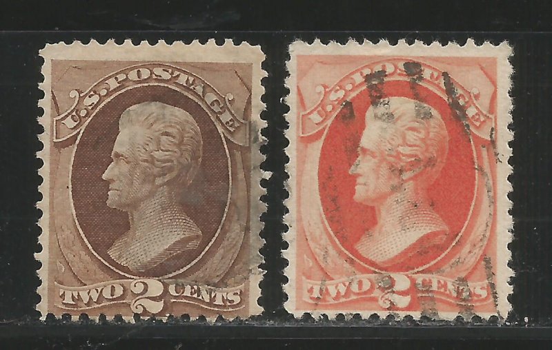 KStamps Lot A131 Sott # 157 & 183  Used  CV30.00