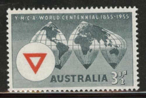  AUSTRALIA Scott 283 MNH** 1955 YMCA stamp