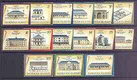 Norfolk Island 1973 Historic Buildings definitive set com...