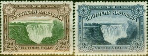 Southern Rhodesia 1932 Falls Set of 2 SG29-30 Fine MNH 