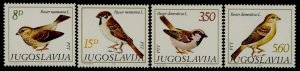 Yugoslavia 1566-9 MNH Birds