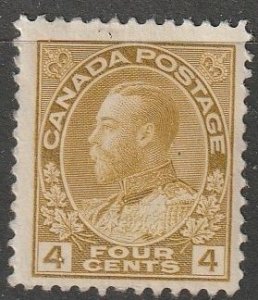 Canada #110 Mint  OG Hinged VF  (~2091)