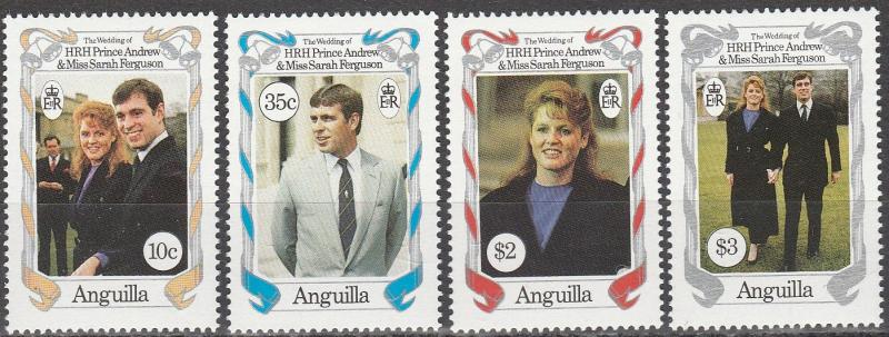 Anguilla #683-6 MNH CV $3.80