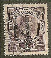 Mexico      Scott  423    Overprint     Used