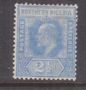 NORTHERN NIGERIA, 1910 KEVII 2 1/2d. Blue, lhm.