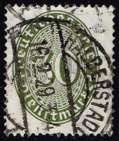 Germany #O77 Official - Numeral; Used (0.90)