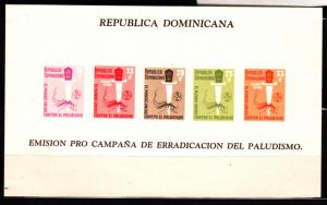 Dominican Rep souv. sheet CB25 note imperf mnh