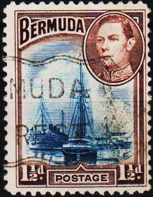 Bermuda. 1938  1 1/2d  S.G.111b  Fine Used