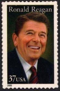 SCOTT  3897  RONALD REAGAN  37¢  SINGLE  MNH  SHERWOOD STAMP