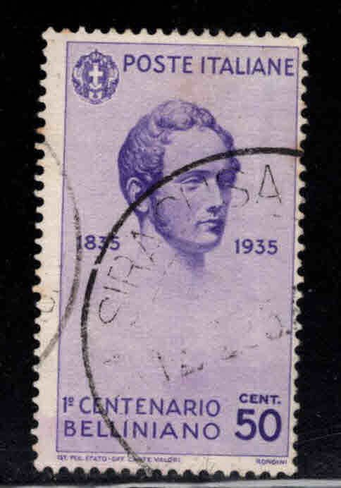 Italy Scott 351 Bellini 1935  Composer Used stamp