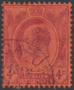 Straits Settlements    SC# 111 Used  see details & scans