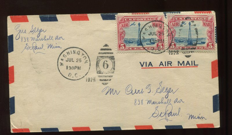 Scott C11 Beacon FDC witih **SCARCE 1:30PM TIME STAMP** (Stock C11-FDC 38)