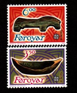 Faroe Islands # 191-192 Mint Europa!
