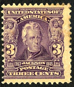 U.S. #302 MINT OG HR