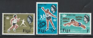 Fiji 1966 2nd South Pacific Games Scott # 226 - 228 MH